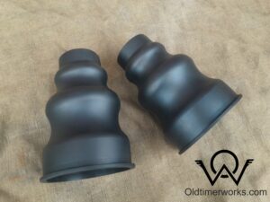 Joint protection sleeves for rear axle tube KdF